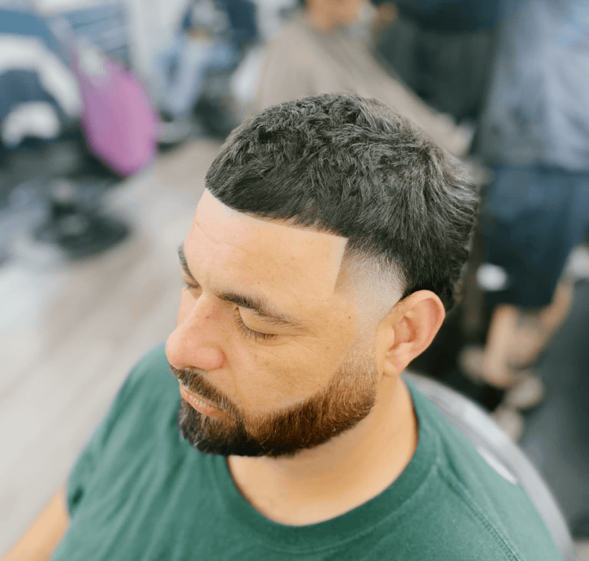 Clean skin taper fade and beard grooming services